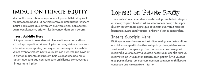 Typography Example 1