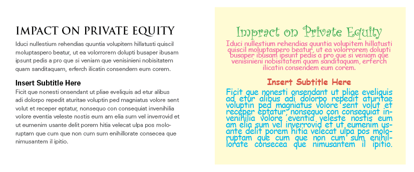 Typography Example 2