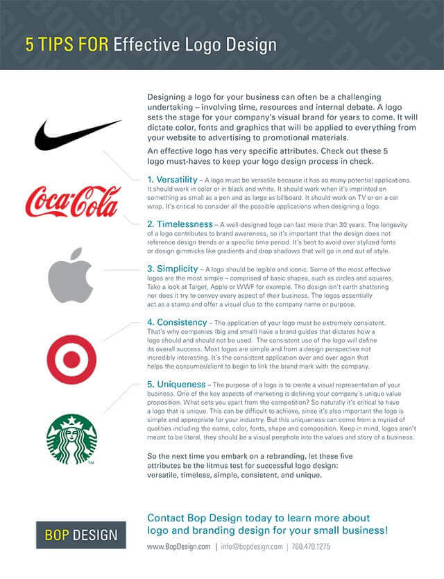 Logo Design Tip Sheet | B2B Logo Design Tips