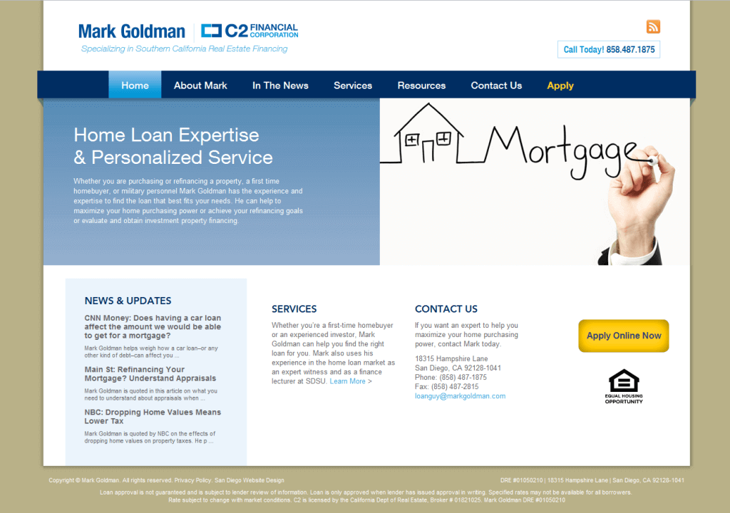 Web Design Mark Goldman