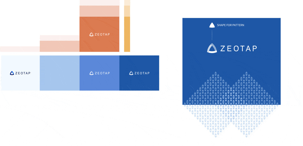 Colors and Patterns of Zeotap's Web Design
