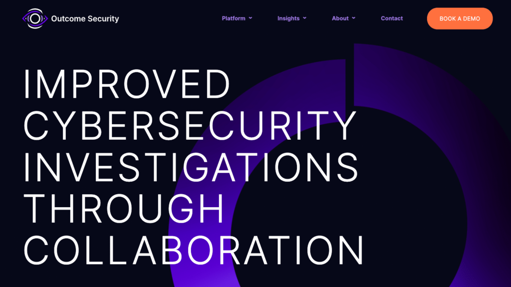 B2B web design for Outcome Security