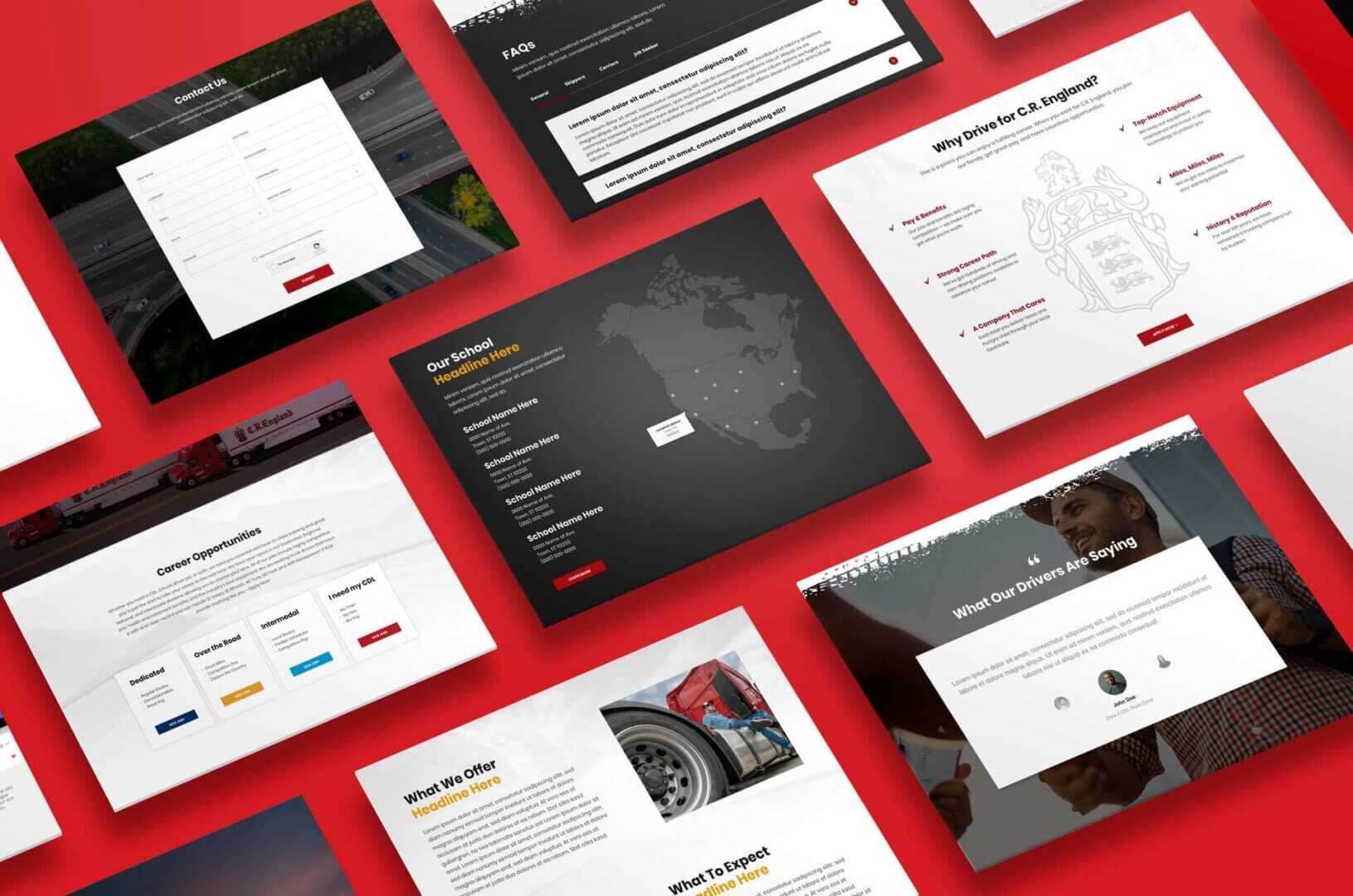 B2B Website Design for Transportation Leader | Case Study