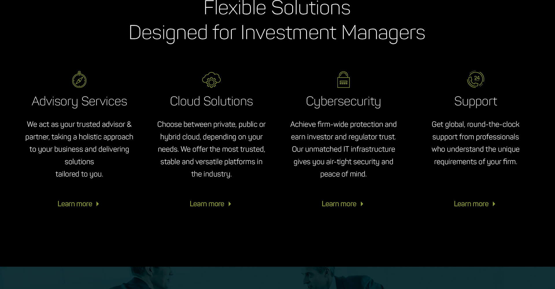 Homepage screenshot of Edge Technology Group