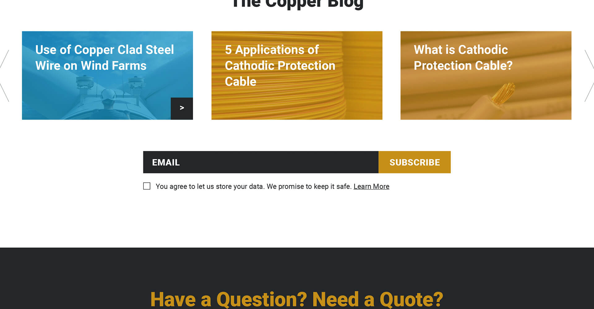 Homepage screenshot of Kris-Tech Wire