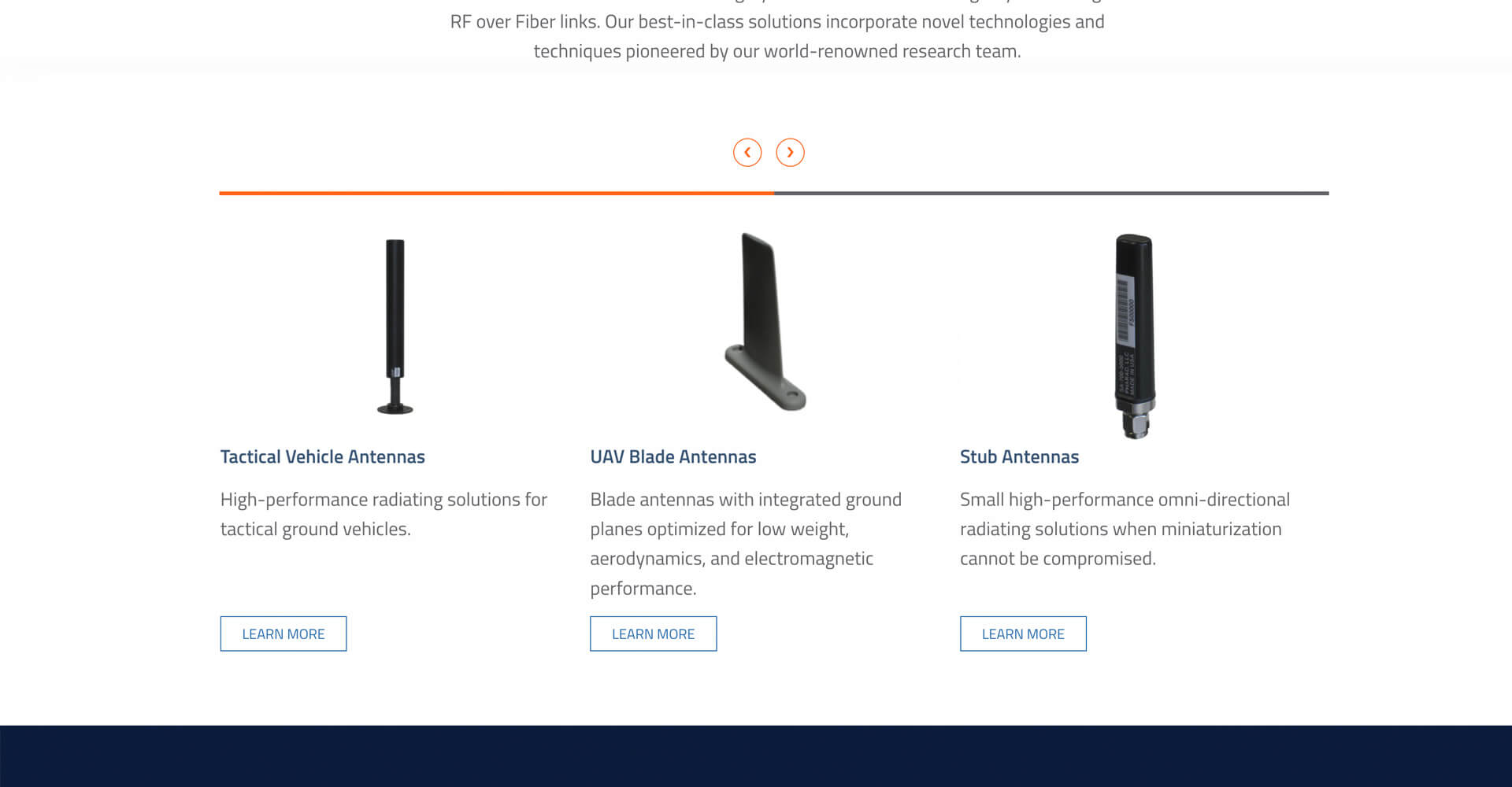 Homepage screenshot of Octane Wireless