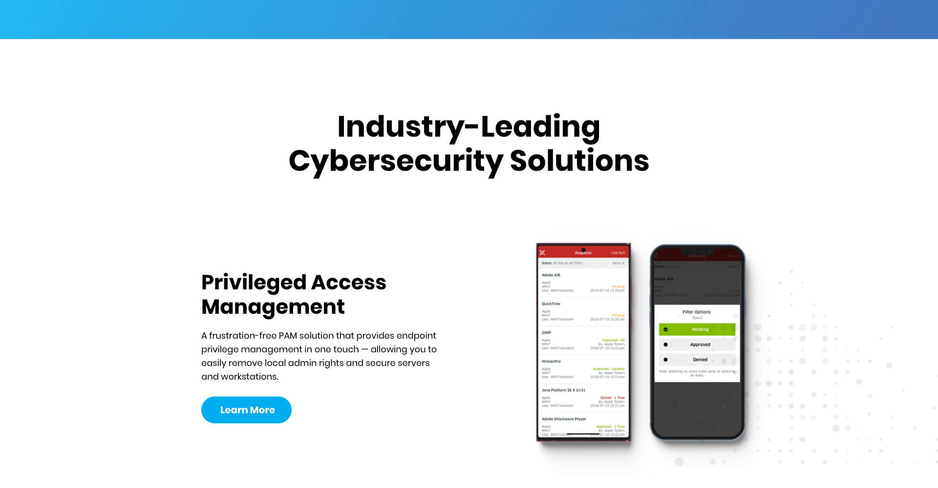 Homepage screenshot of CyberFOX