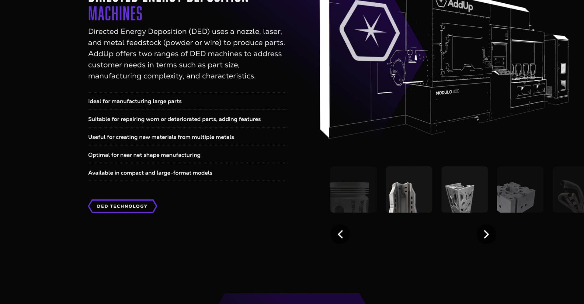 Homepage screenshot of AddUp