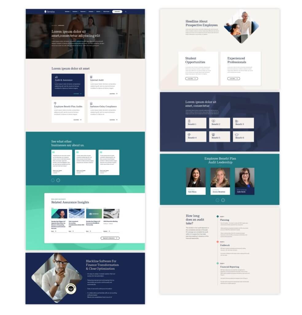 B2B Website Redesign for Global Accounting Firm | Bop Design