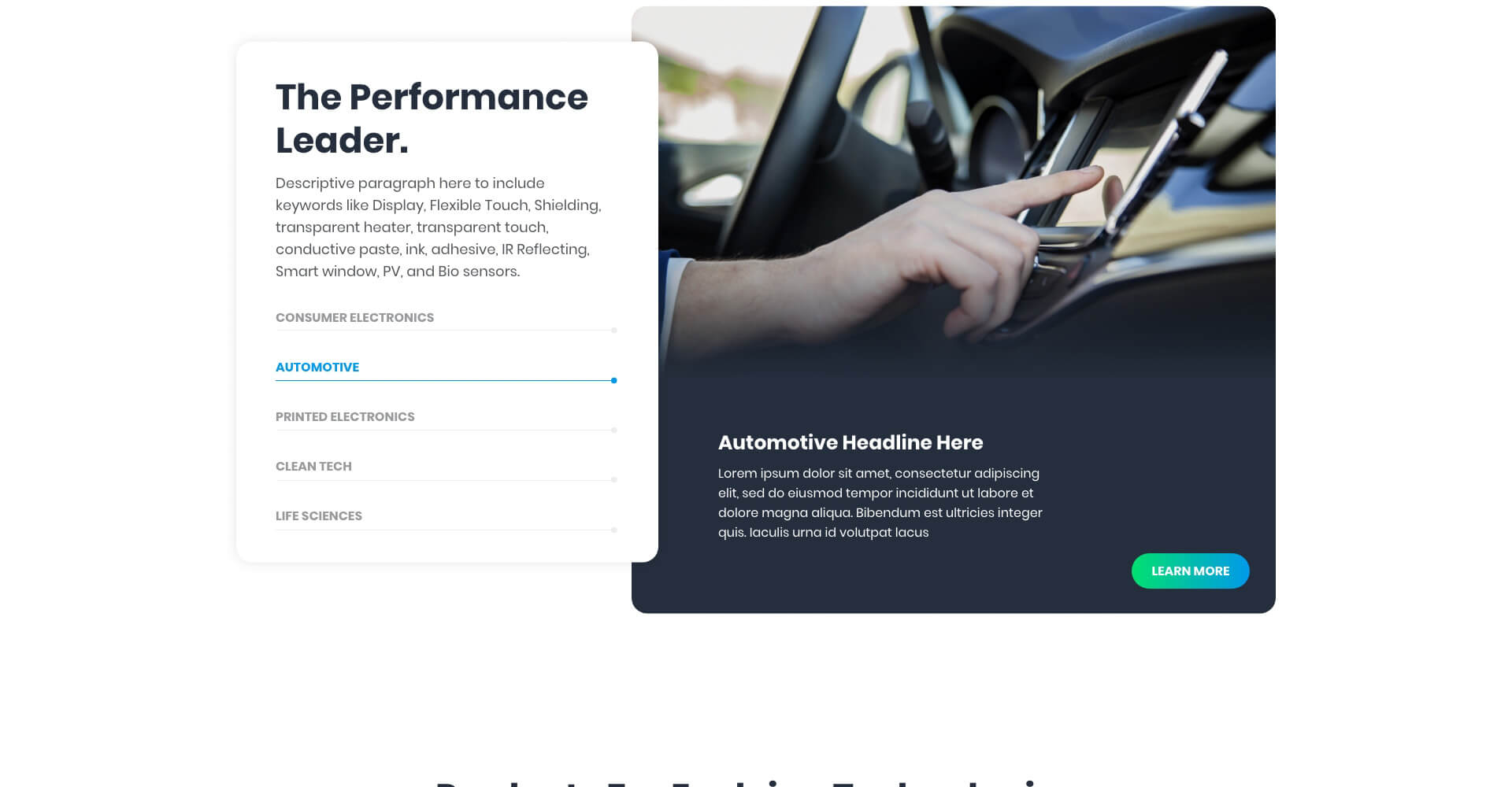 Homepage screenshot of C3Nano