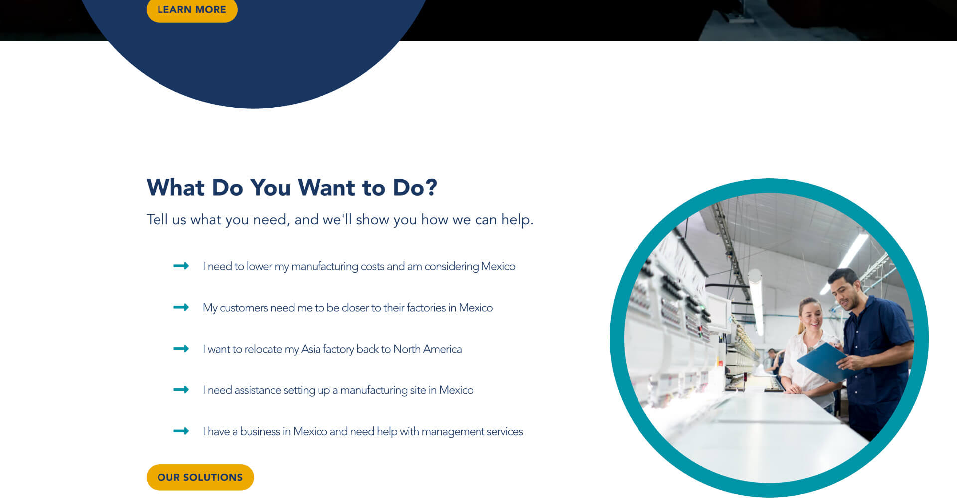 Homepage screenshot of IVEMSA