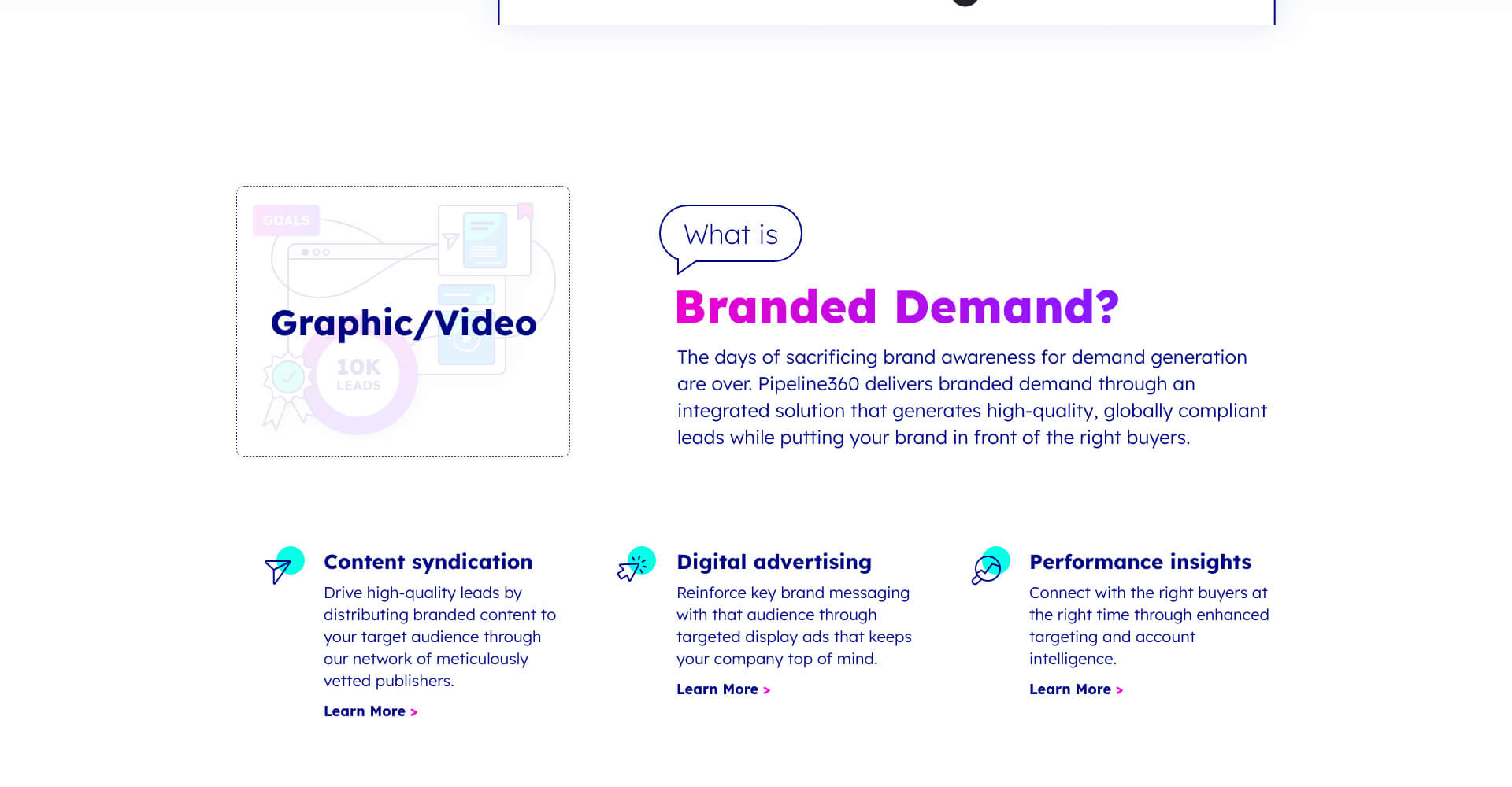 Homepage screenshot of Pipeline360