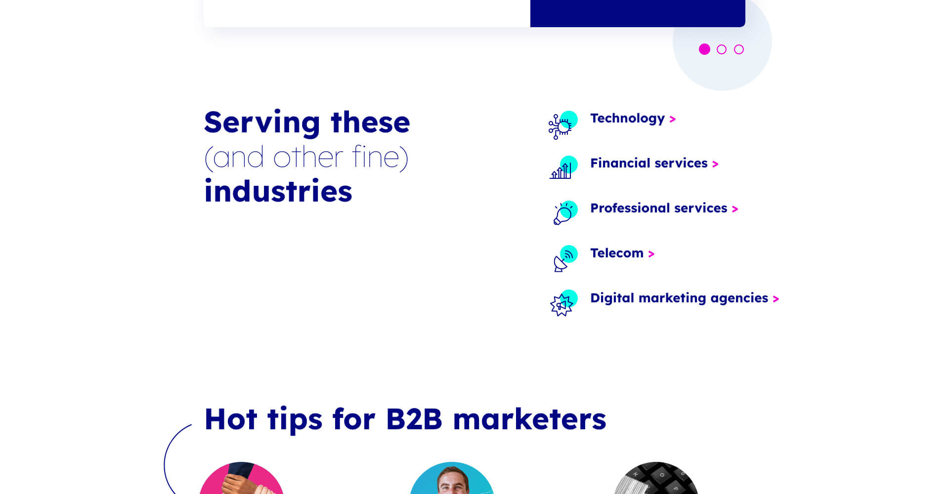 Homepage screenshot of Pipeline360