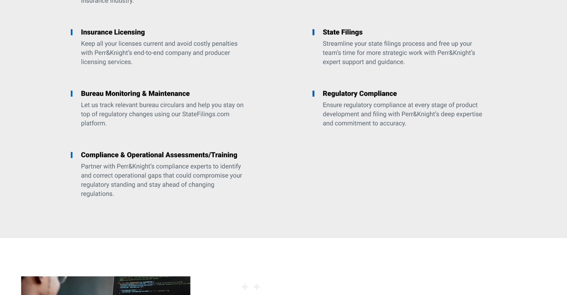 Homepage screenshot of Perr&Knight