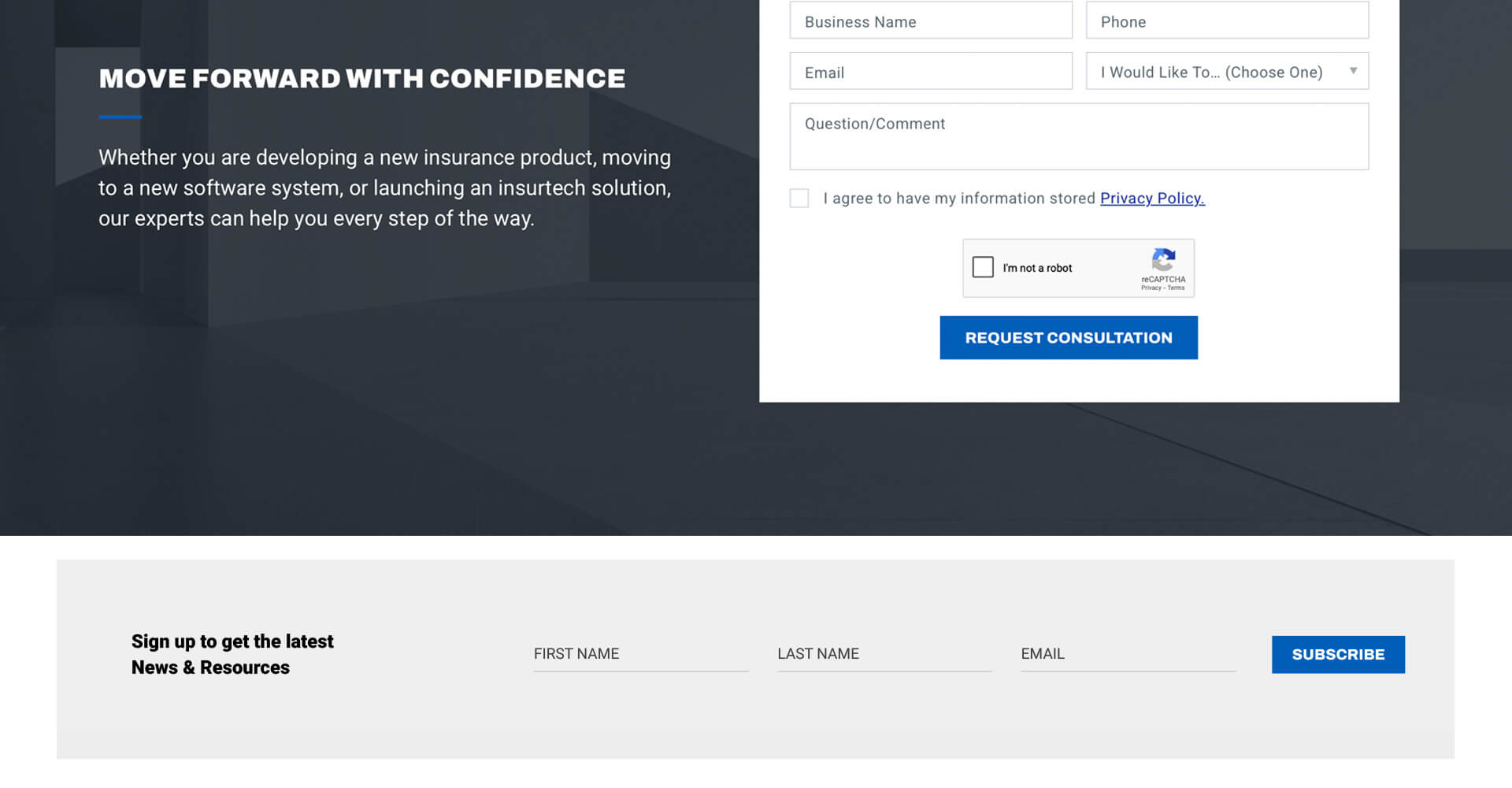 Homepage screenshot of Perr&Knight
